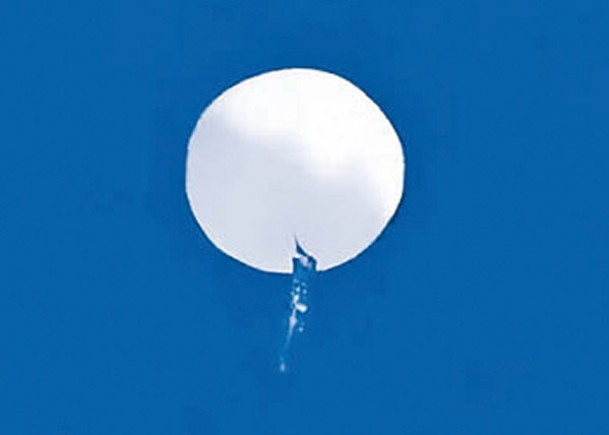 美國指控中國派出間諜氣球刺探軍情。