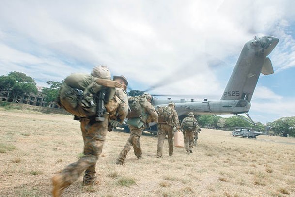 美國計劃派出更多士兵往菲律賓演習。