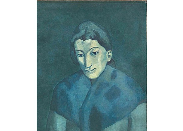 《披肩的女人》由畢加索在1902年創作。