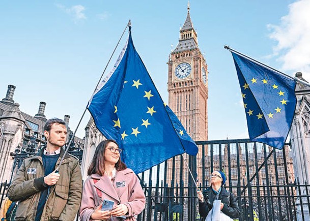 北愛貿易問題一度令英國和歐盟關係緊張。（Getty Images圖片）