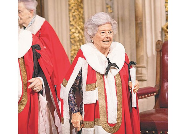 英下議院首位女議長  93歲龐碧婷逝世