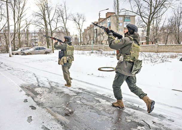 巴赫木特戰況危急。（Getty Images圖片）