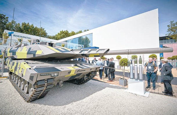 萊茵金屬計劃在烏克蘭生產KF51主戰坦克。（Getty Images圖片）