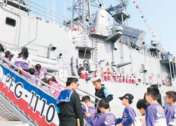 台灣海軍敦睦遠航訓練支隊將啟航。（中時電子報圖片）