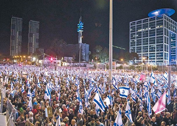 反司法改革  以色列50萬人上街