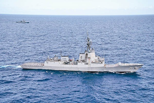 澳洲霍巴特級神盾驅逐艦將配備戰斧巡航導彈；圖為該級軍艦霍巴特號。