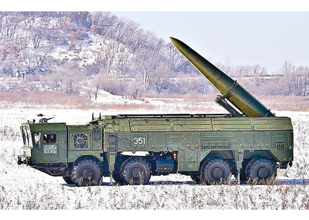 俄戰術核武部署白羅斯