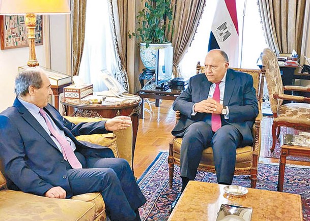 相隔逾10年  敍利亞外長訪埃及