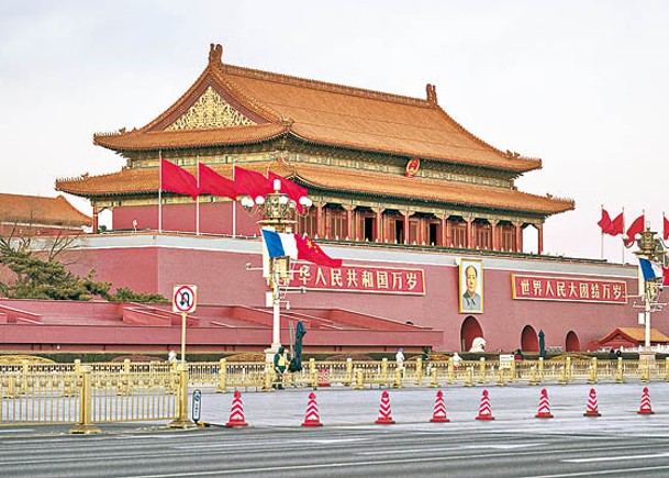 馬克龍與萊恩即將訪問北京。（Getty Images圖片）