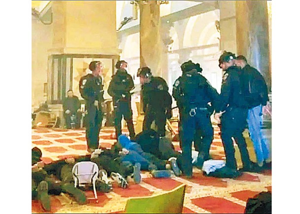 以色列警闖清真寺驅信徒7傷