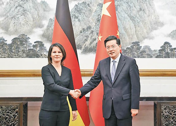 德外長訪華  王毅冀支持中國和平統一