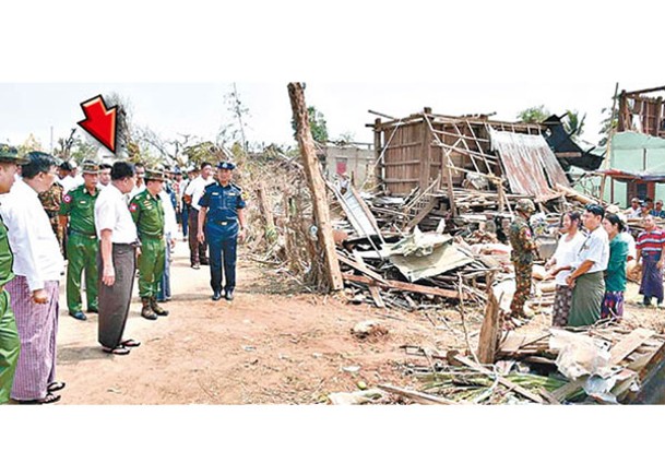 龍捲風襲緬村莊  8人死亡