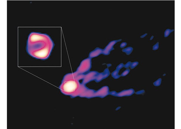 新波段攝全景圖 M87黑洞噴流公布