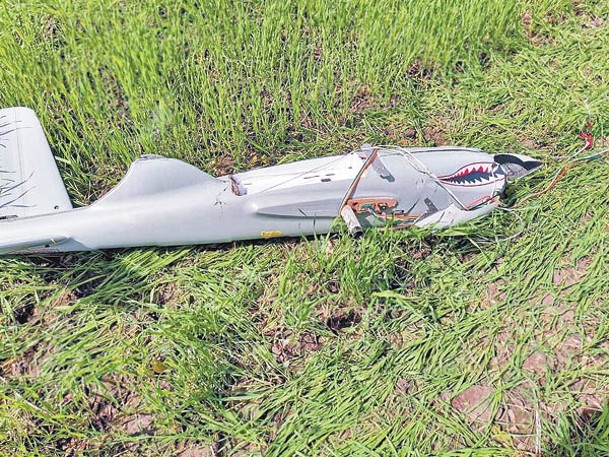 烏克蘭一架偵察無人機在俄羅斯別爾哥羅德州被擊落。