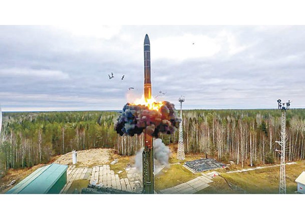 俄羅斯試射亞爾斯洲際彈道導彈。