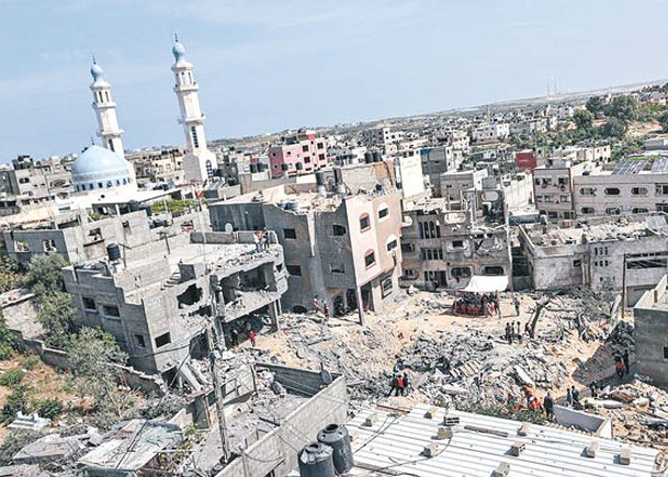 以色列軍方多次攻擊加薩地帶。