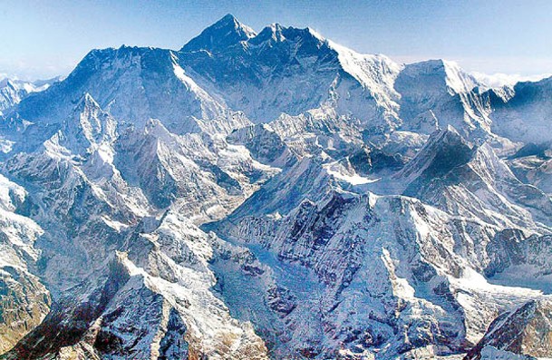 珠穆朗瑪峰是世界最高峰。（Getty Images圖片）