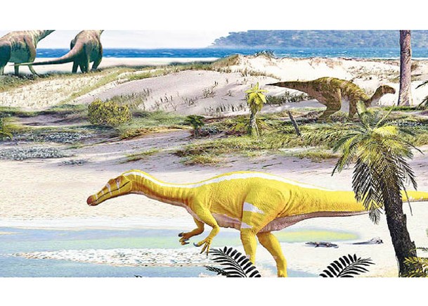 新種恐龍曾生活在伊比利亞半島；圖為構想圖。