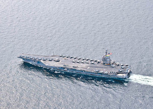 中北大學兵棋推演美軍福特號航母艦隊來犯。