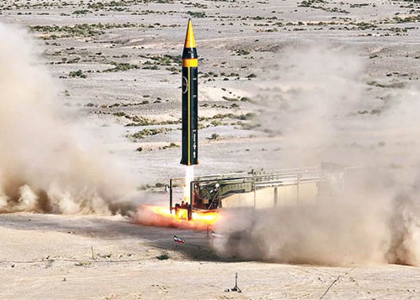 伊朗試射彈道導彈  可覆蓋全以色列