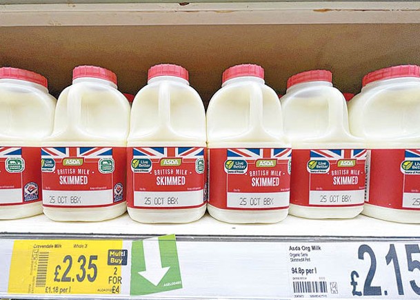 英國無力應對超高通脹  要求超市基本食品限價