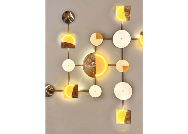 潮流創意：廢棄大理石  巧製日食壁燈