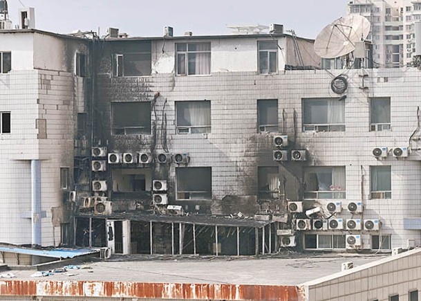北京長峰醫院起火事件導致多人死傷。（中新社圖片）