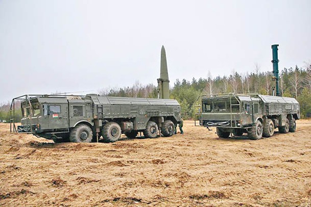 白羅斯擁有伊斯坎德爾戰術導彈系統。