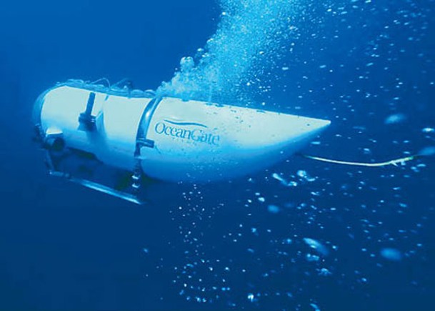 泰坦號氧氣逐分逐秒減少。