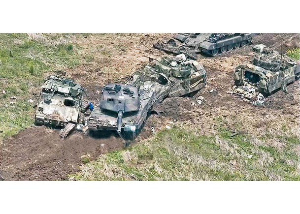 烏軍在反攻中損失大批裝備。