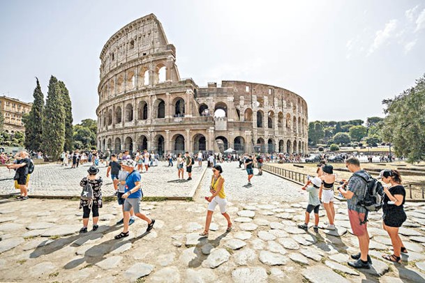 鬥獸場位於意大利羅馬。<br>（Getty Images圖片）
