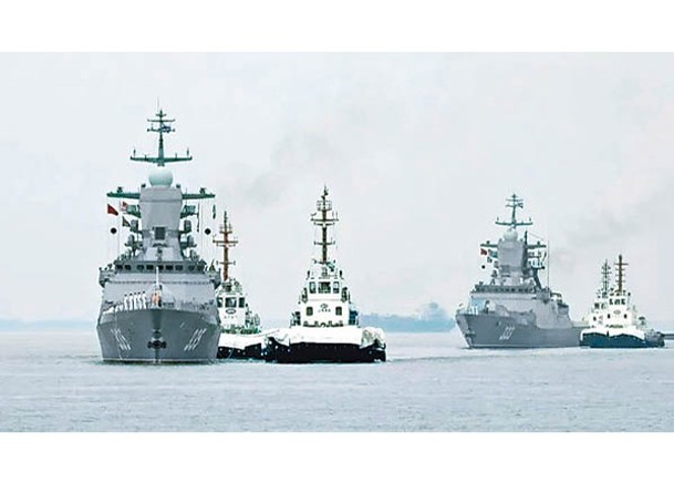 俄兩艦穿越釣島附屬島  赴上海訪問