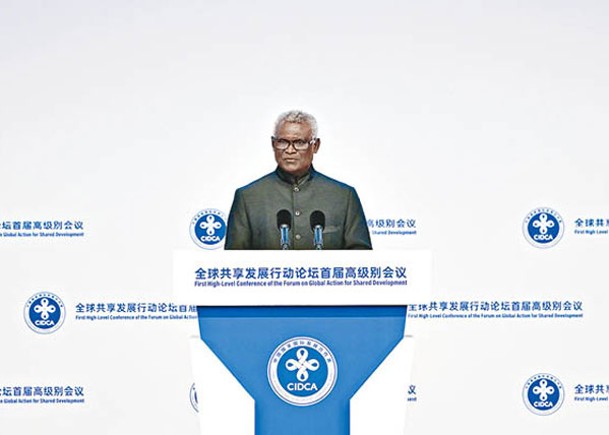 索加瓦雷到中國訪問。