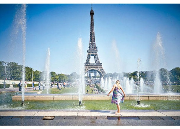 法國氣溫急升。（Getty Images圖片）
