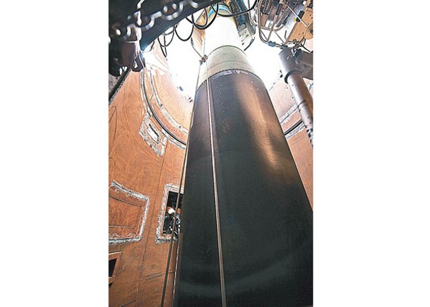 美國民兵3型洲際彈道導彈部署在陸基發射井。