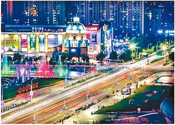 女網民宣稱蚌埠奧園出現無頭女屍，圖為蚌埠市市貌。