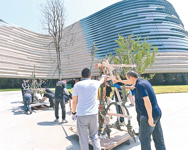 四川的三星堆博物館新館於近日開幕。（中新社圖片）