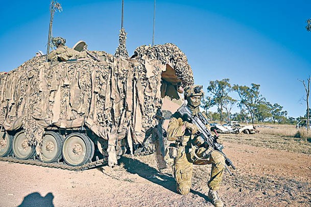 澳洲近年積極加強軍力。