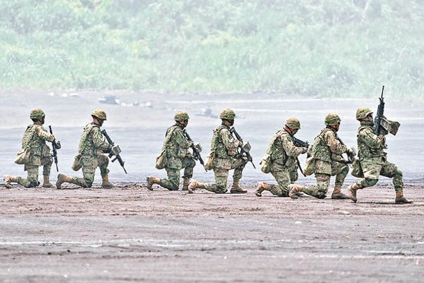 日本增加防衞費預算應對威脅。  （Getty Images圖片）