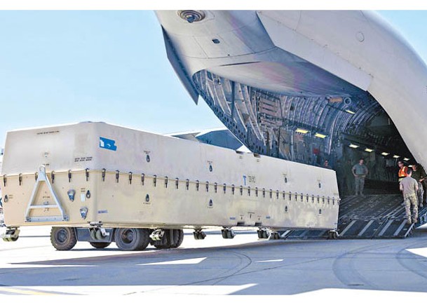 美國MQ9A無人機以「拆件」形式入箱運抵中東。