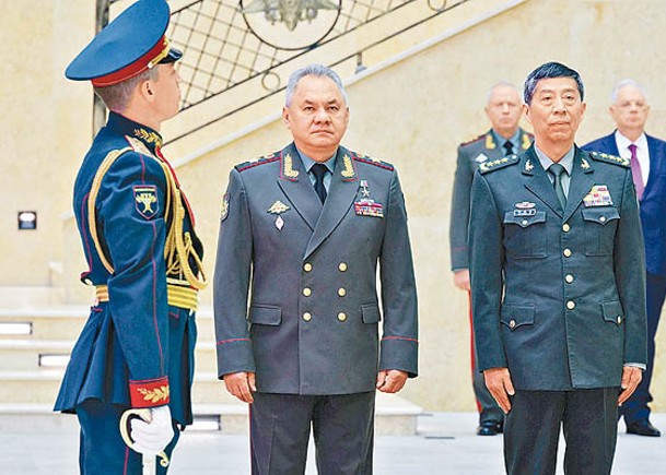 李尚福訪俄白  擬加強國防合作