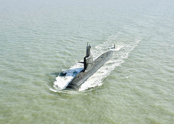 印度攻擊潛艇瓦吉爾號訪問澳洲。