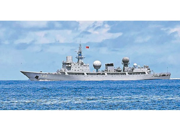 解放軍東海訓練射擊  8機艦繞台活動