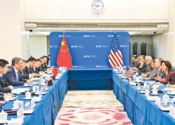中美商貿部長  北京會談