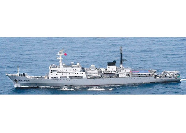 中國測量船海洋二十六號被指駛入日本領海。