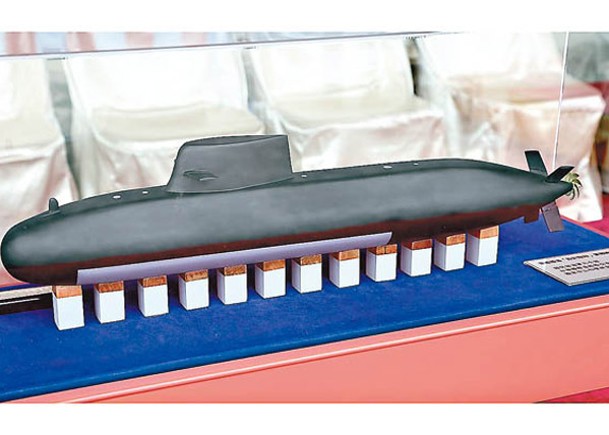 台自製潛艇  明年試戰鬥系統