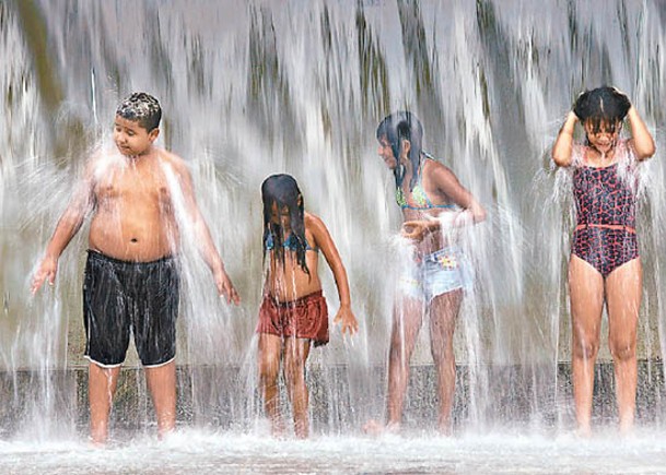 巴西部分地區受熱浪侵襲。（Getty Images圖片）