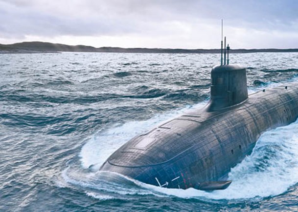 英國及澳洲將使用SSN-AUKUS級核動力攻擊潛艇。
