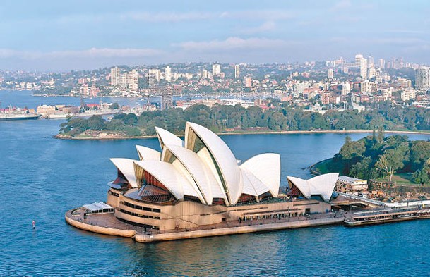 澳洲也是中國專才首選國家，圖為悉尼。（Getty Image圖片）