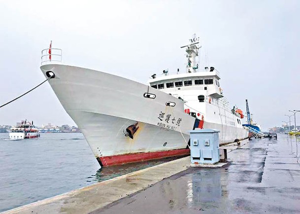 台灣海巡署直屬船隊「巡護七號」上周六啟航。